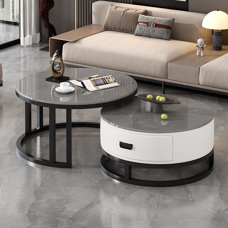 Black shelf white cabinet