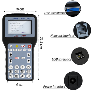 Herramienta de programación de llaves automáticas 2024 CK100 V99.99 con Silca SBB multilingüe
