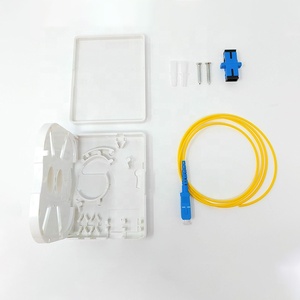Roset FO-Caja de salida de pared de fibra óptica, adaptador FTTH FTTO FTTB Pigtail, panel de conexión de fibra óptica, 2, 4, 6 puertos - Product Image 4