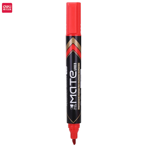 DELI EU10320 <strong>Permanent</strong> <strong>Marker</strong> Pen 12 Pieces Ink Filling Waterproof <strong>Chisel</strong> Point 1.5-5mm Stationery - Product Image 4
