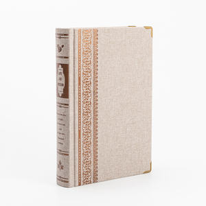 2025 nuevo cuaderno de lino A5 cubierta en relieve diseño Vintage cuaderno diario al por mayor - Product Image 1