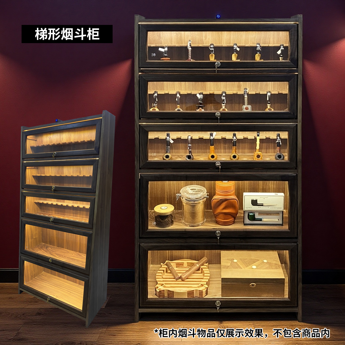 36-seat trapezoidal pipe cabinet