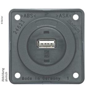 USB-разъем, глянцевый серый, 12 В, выходной ток 3А (9329831634) - Product Image 1