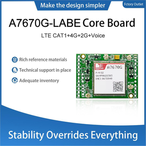 Simcom A7670G-LABE 4G cat1 + 2G bảng lõi a7670g chip breakboard B1/B2/B3/B4/B5/B7/B8/B12/b13b18/B19/B20 với Ăng-ten FPC - Product Image 2