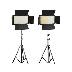 Video çekimi için Led ışık dahili kare LED Video ışığı çift şarj edilebilir pil ayarlanabilir parlaklık ve 3 renk modu - Product Image 3