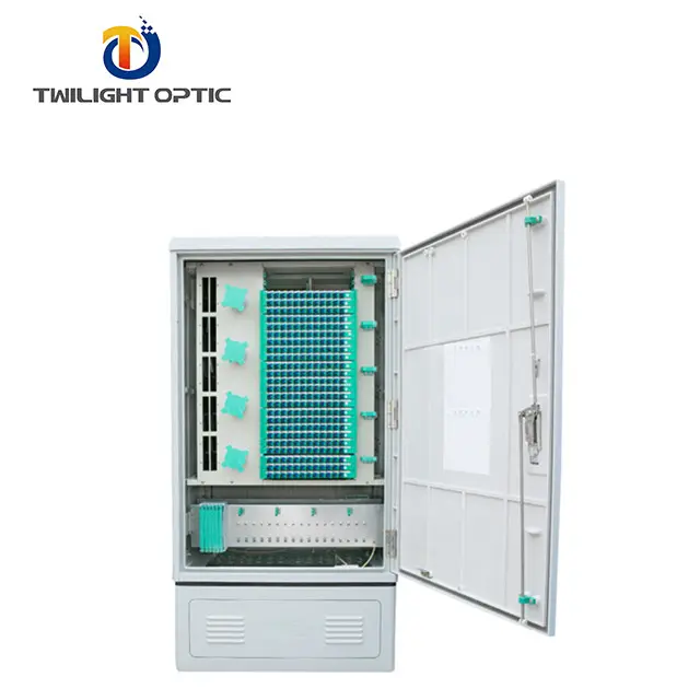 FTTH FTTB FTTX ODF 576 FO gabinete de conexión cruzada de fibra para exteriores, precio de fábrica