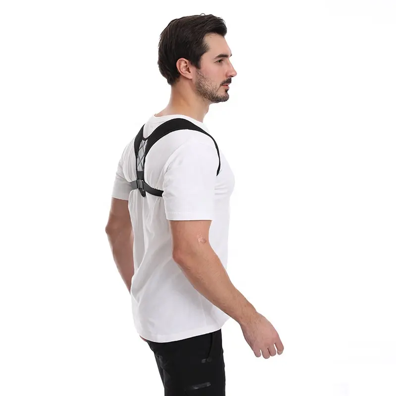Plus Size Postura della schiena supporto per la spalla Brace correzione della gobba Poster correttore per cintura per il dolore alla schiena correttore de Postura per uomo