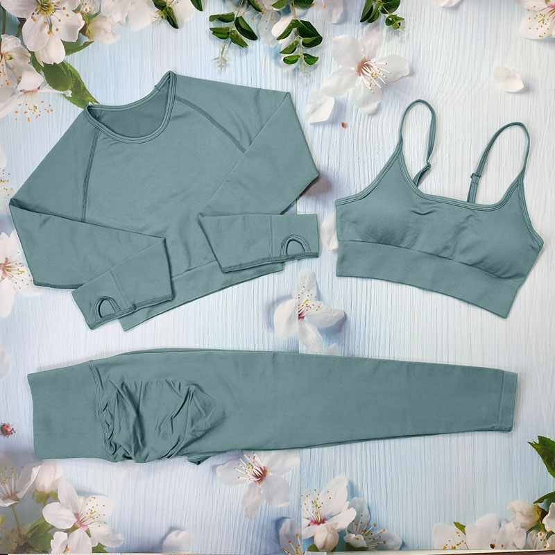 Ensemble de 3 pièces vert clair