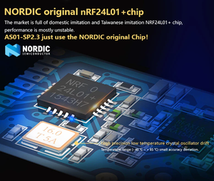 Factory Price 2.4ghz Nrf24l01 module 100mW 20dBm 1200meter PA LNA AS01-SP2 Low Cost Wireless Transmitter Receiver SPI <strong>RF</strong> Module - Product Image 4
