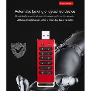 Sicheres Flash-Laufwerk mit automatischer Sperr funktion AES256-bit Hardware-Passwort verschlüsselt USB-Speichers tick