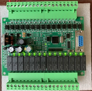 Controlador lógico programable plc, placa única, FX2N 30MR, monitor en línea, plc STM32, MCU, 16 entradas, 14 salidas