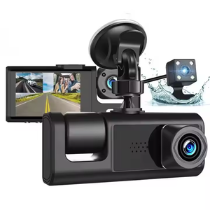חדש 3 מצלמות עדשה <span class=keywords><strong>2</strong></span> אינץ 'dvr 24h מקף מצלמת וידאו <span class=keywords><strong>HD</strong></span> 1080p מקף מצלמה כפולה עדשה כפולה מצלמת וידאו מקליט 1080p שחור תיבת ראיית לילה