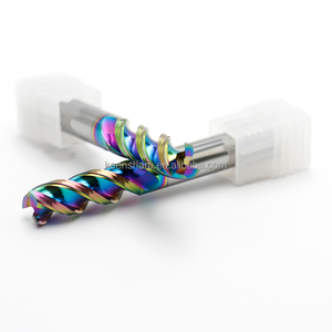 เครื่องกัด HRC65สำหรับเครื่องกัดอลูมิเนียมปลาย M2คาร์ไบด์2ขลุ่ยเครื่องกัดเราเตอร์กัด CNC แบบเกลียว4 6 8 20มม. - Product Image 3