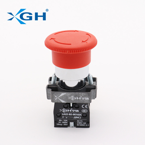 B2 Testa di Serie di Diametro 40 MILLIMETRI di Spinta di Blocco Rotazione di Uscita Di Arresto di Emergenza Push Button Switch - Product Image 2