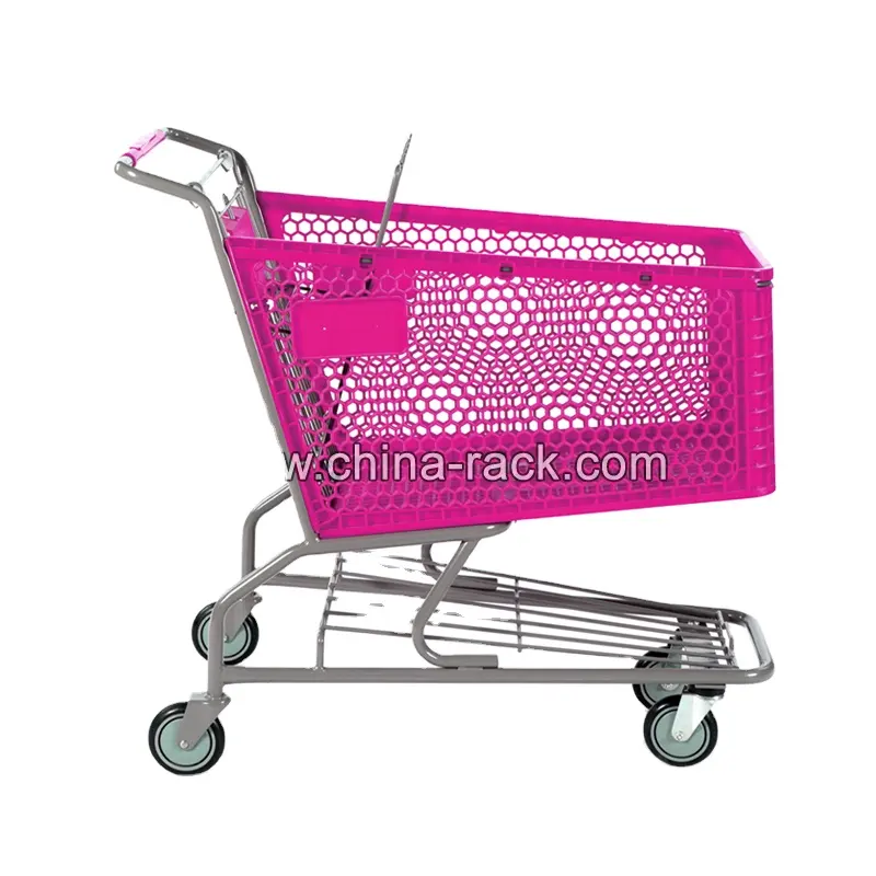 Katlanabilir katlanır alışveriş arabası sepeti plastik katlanabilir alışveriş sepeti arabası