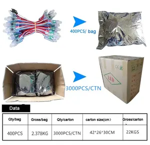 Luz <span class=keywords><strong>LED</strong></span> <span class=keywords><strong>Pixel</strong></span> <span class=keywords><strong>Ws2811</strong></span> 5v 12v Rgb Rgbw à Prova D'Água Luzes de Natal Inteligentes Módulo de Luz <span class=keywords><strong>LED</strong></span> - Product Image 5