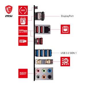 B650 GAMING PLUS WLAN Steckdose AM5 unterstützt DDR5 Speicher 2.5G LAN mit WLAN 6E - Product Image 2