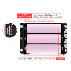 Raspberry Pi USV HAT-Unterstützung Li-Batterie 5V unterbrechung freie Strom versorgung über I2C-Bus Für RPi Modell B. - Product Image 4