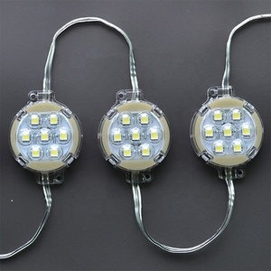 LED Pixel Light 30มม. DC12V แหล่งกำเนิดแสง Led สีเต็มรูปแบบสำหรับจอแสดงผล Led Pixel ป้ายไฟตกแต่งสวนสนุก