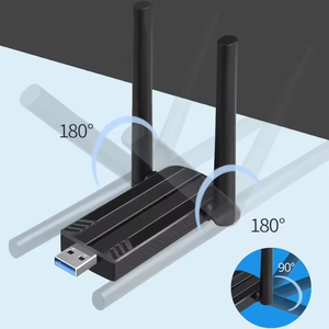 Mini akıllı 1300M wifi adaptörü Bluetooth uyumlu sürücü içermeyen kablosuz ağ kartı - Product Image 4