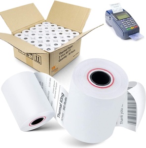 Customized 57mm Single Thermal Paper Roll Oil-Proof Bill <strong>Fax</strong> Packing Special Protective Coating <strong>Low</strong> <strong>Price</strong> Cash Register Paper - Product Image 3