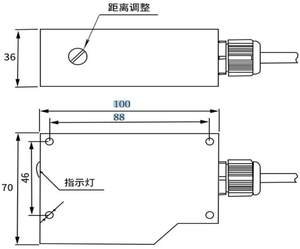 Distancia de detección 2M salida de relé 220V NPN PNP NO NC sensor Sensor fotoeléctrico interruptor de sensor fotoeléctrico - Product Image 6