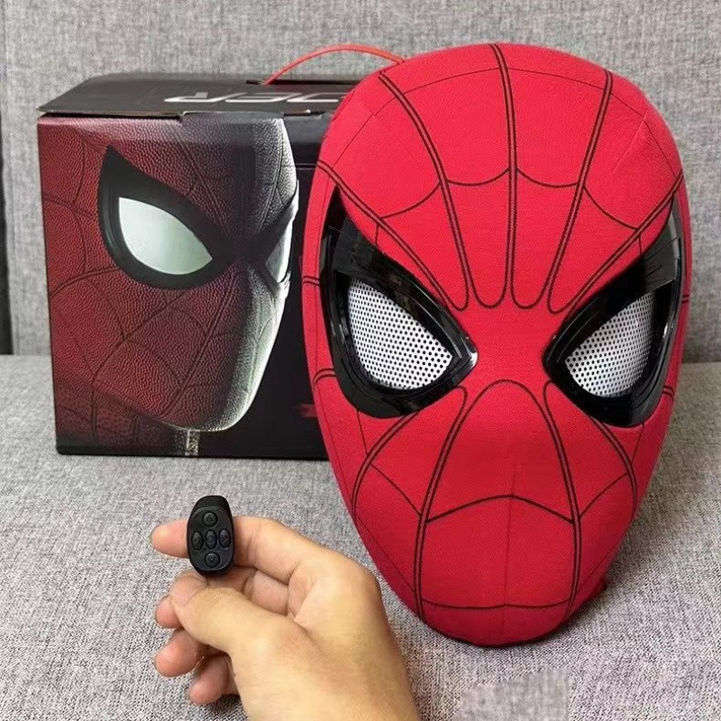 Casque d'araignée électrique rouge + contrôle de l'anneau [couleur