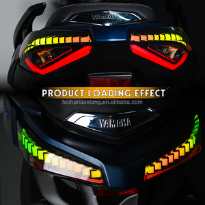 Toptan 24V 16W RGB LED çip arka lambası Yamaha Xmax250 300 modifiye Magnetron App kontrol motosiklet kuyruk işık - Product Image 4