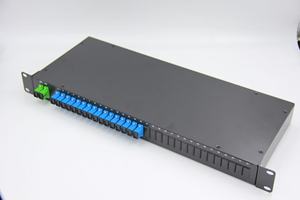 19 '1u 2U Fiber optik PLC ayırıcı 1x4 816 32 64 SC APC raf monte PLC Splitter kutusu için 5G 4G 3G ağları için FTTH - Product Image 2