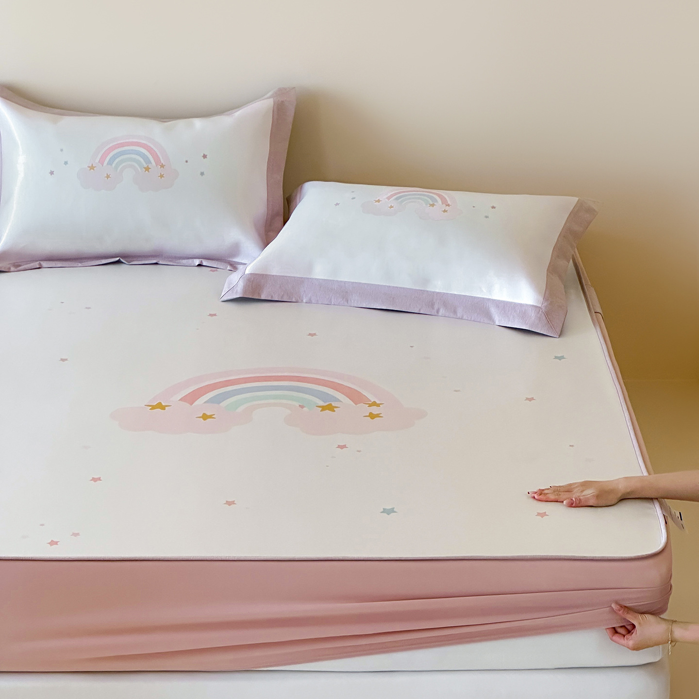 Fitted Sheet Style Sweet Dream Rainbow