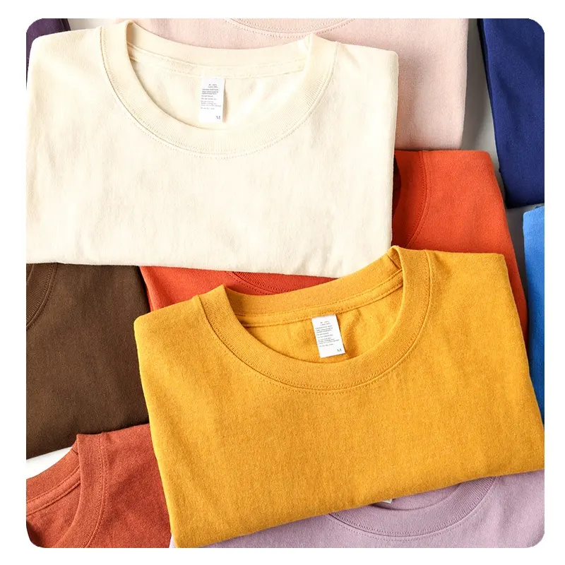 High Quality Blank 100% Cotton Men Tshirt Custom Embroidery Print Logo T Shirt