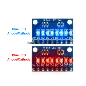 <strong>3</strong>.3V 5V 8-bit Blue Red Common Anode Common Cathode <strong>LED</strong> Indicator Module diy - Product Image 1