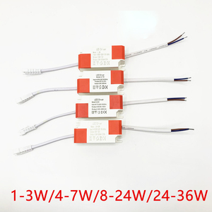 Driver a corrente costante a LED 85-265V 1-3W 4-7W 8-24W 24-36W di uscita 300mA trasformatori esterni per Downlight a led - Product Image 2