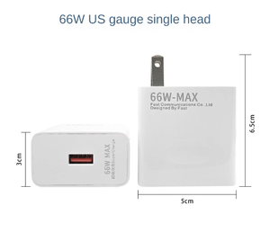 Best Seller PD66W caricabatterie rapido Chargder a muro EU US 2 tipo-c porta <span class=keywords><strong>USB</strong></span> più adattatore di uscita 66W per telefono cellulare Huawei