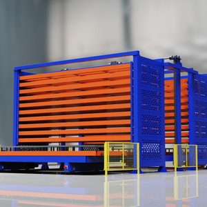 Fábrica de acero Estante de almacenamiento automático industrial resistente Estante de almacenamiento de metal de acero Palé de almacenamiento Unidad de almacenamiento automático de metal de acero - Product Image 2
