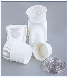 Özel baskı tek kullanımlık pe kaplama dondurma ambalaj <span class=keywords><strong>5oz</strong></span> kağıt kase