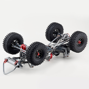 Toptan Metal 313mm şasi kiti karbon Fiber çerçeve tüm inşa parçaları için 1/10 <span class=keywords><strong>RC</strong></span> kaya paleti araba eksenel SCX10 DIY