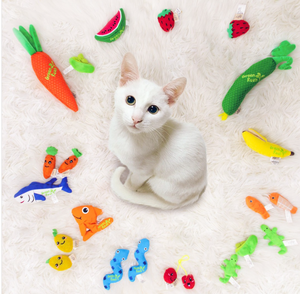 AFP-Accesorios para gatos, juguetes interactivos para gatos, varita de plumas para gatos, juguetes de hierba gatera, rascador para mascotas pequeñas - Product Image 3