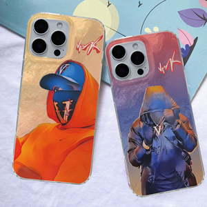Trendy Polychromatic Hat Man Designer Phone Case <strong>Shell</strong> for iPhone 11 12 13 14 15 16 Pro Max Coque Vrunk - Product Image 1