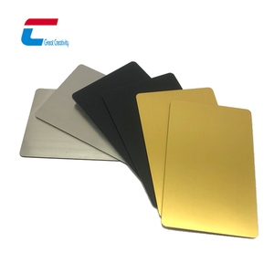 Programmable Metal Bank Card Size With NFC Business Card Blank Customizable Laser Engraved Printing - Product Image 6