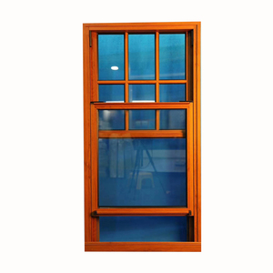 Diseño de marco de ventana de aluminio vertical, con precio de vidrio, se desliza hacia arriba, la mejor ventana doble colgante - Product Image 2