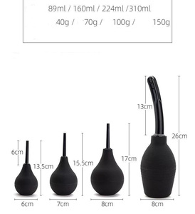 89mL/160ml/224ml Enema Rectal Shower Silicone Ball Vaginal Anus Douche Enema Bulb Anal Cleaner Enema Adult <strong>Sex</strong> <strong>Products</strong>
