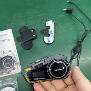 Altavoz de intercomunicador Bluetooth de 2 vías para motocicleta, intercambio de música de sonido estéreo e intercomunicador de emparejamiento Universal Para Motocicleta