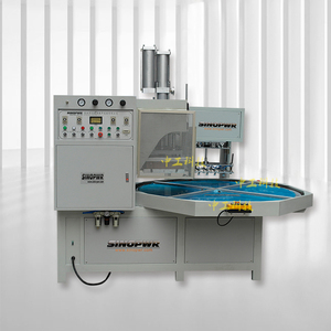 Turntable High Frequency Plastic Blister Packaging Tpu Gloves Welding Pvc Sealing <strong>Hf</strong> <strong>Welder</strong>
