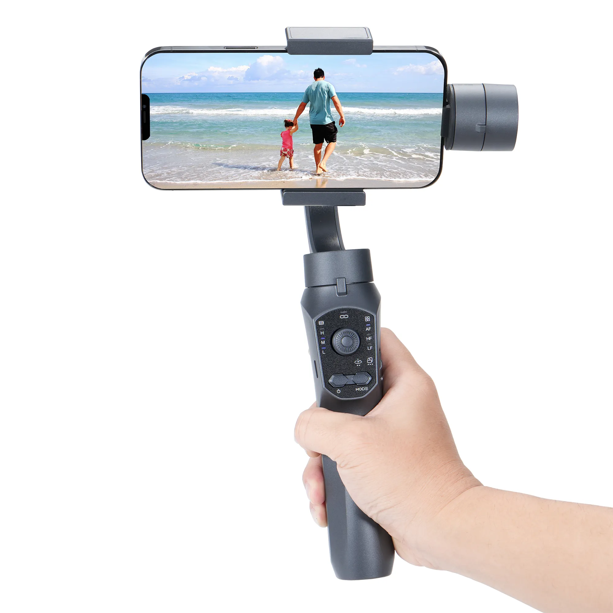 핫 세일 다기능 휴대용 F10 전문가 360 회전 얼굴 추적 앱 비디오 카메라 안정기