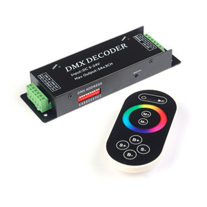 12-24 В DC RF пульт дистанционного управления DMX512 RGB светодиодный контроллер - Product Image 1