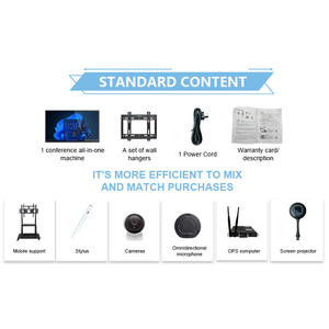 55 65 75 86 98 Inch 4K Bảng Tương Tác Thông Minh TV Board Tất Cả Trong Một Màn Hình Tương Tác Bảng Điều Khiển Với Máy Chiếu Cho Lớp Học - Product Image 6