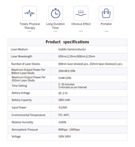 Vật Lý Trị Liệu Thiết Bị Cầm Tay Vai Khớp Trở Lại Pain Relief Laser Màu Đỏ Ánh Sáng Châm Cứu Vết Thương Chữa Bệnh Cây Đũa Phép Cho Vật Nuôi - Product Image 3
