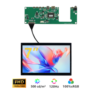 7 Inch 1920X1080 Fhd Ips 120Hz Scherm <span class=keywords><strong>Module</strong></span> 500 Nits Helderheidspaneel Met Edp Driver Board Hoge Vernieuwingsfrequentie Display - Product Image 2