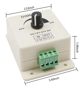 Светодиодный регулятор яркости, DC 12V 24V 8A - Product Image 3